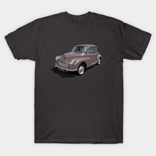 Morris Minor in rose taupe T-Shirt